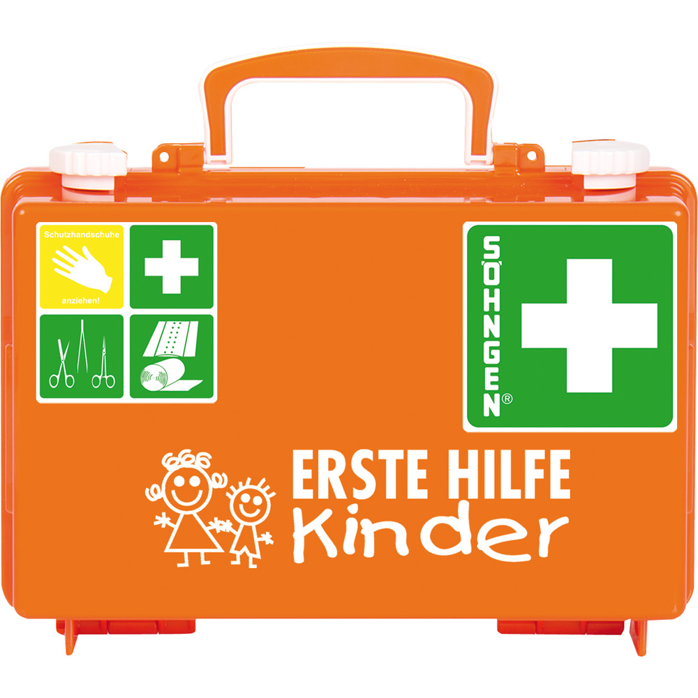 Erste-Hilfe-Koffer Kindergarten, mit Füllung