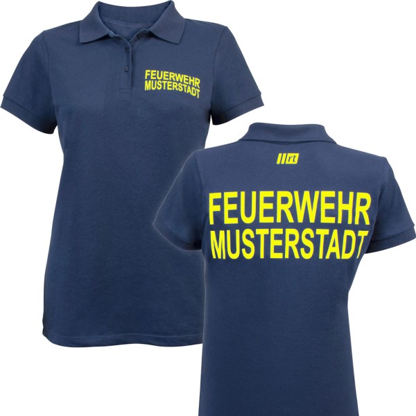 rescue-tec Damen Polo-Shirt mit individuellem Text