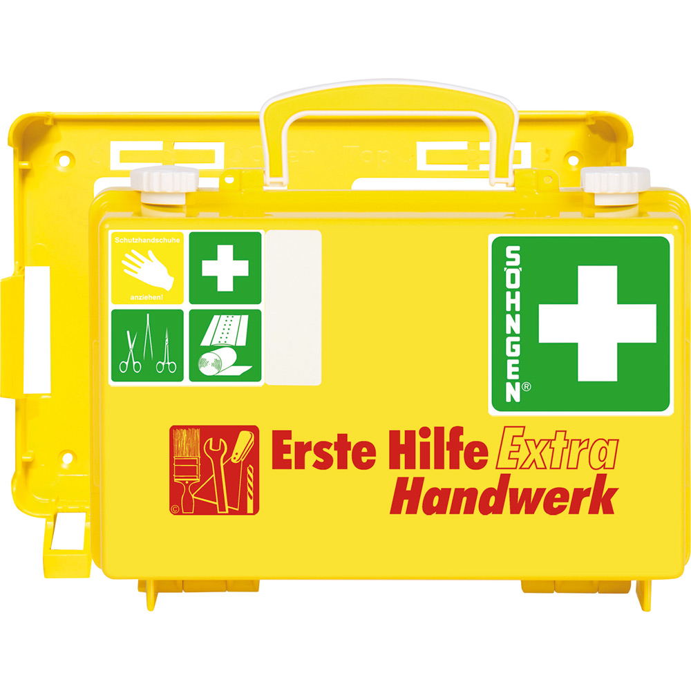 Erste-Hilfe-Koffer Extra Handwerk, mit Füllung DIN 131