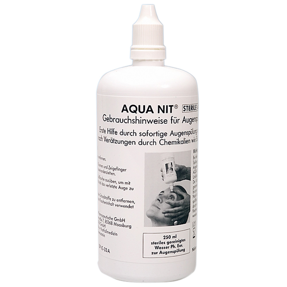 AQUA NIT Augenspülung, 250 ml Sterilwasser